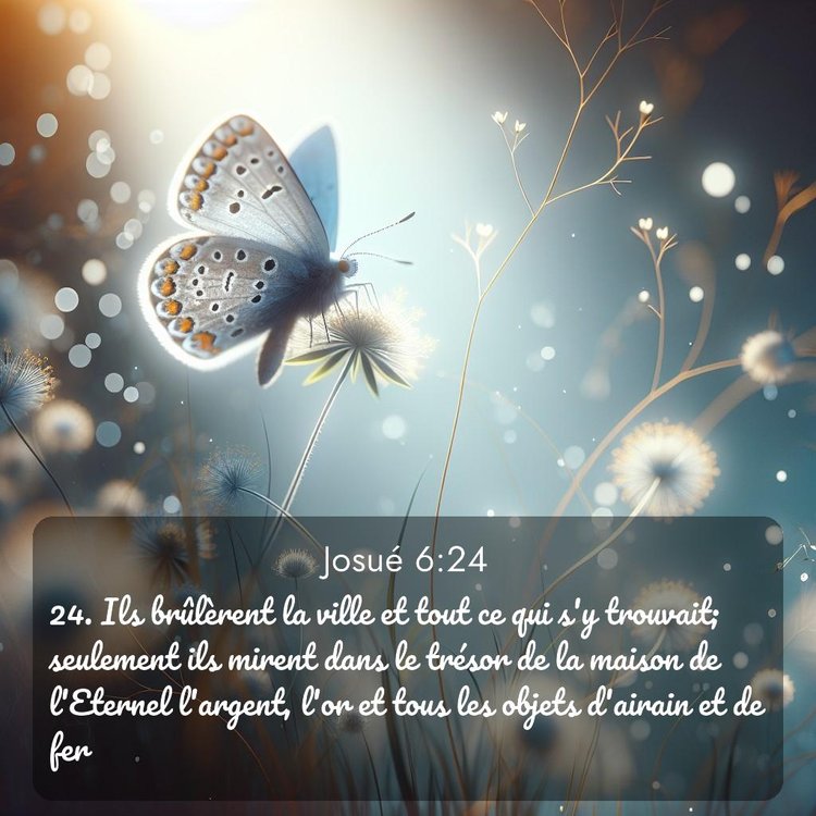 image nature avec verset biblique de la Bible