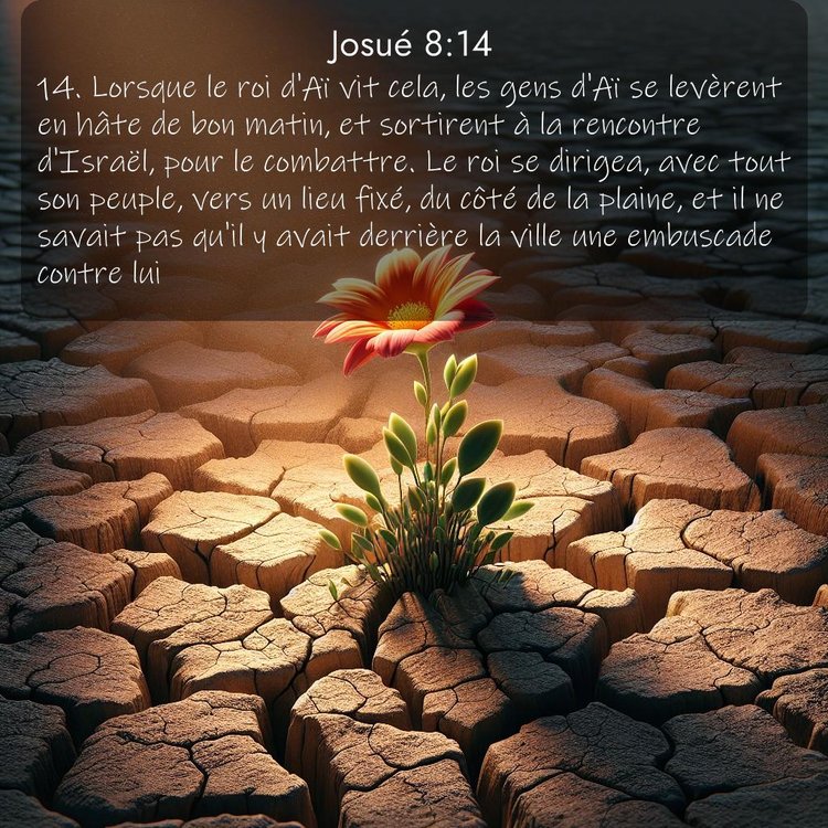 Segond Josué 8:14