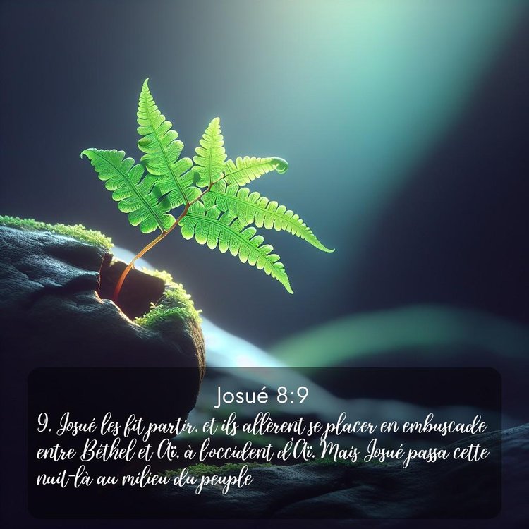 image nature avec verset biblique de la Bible