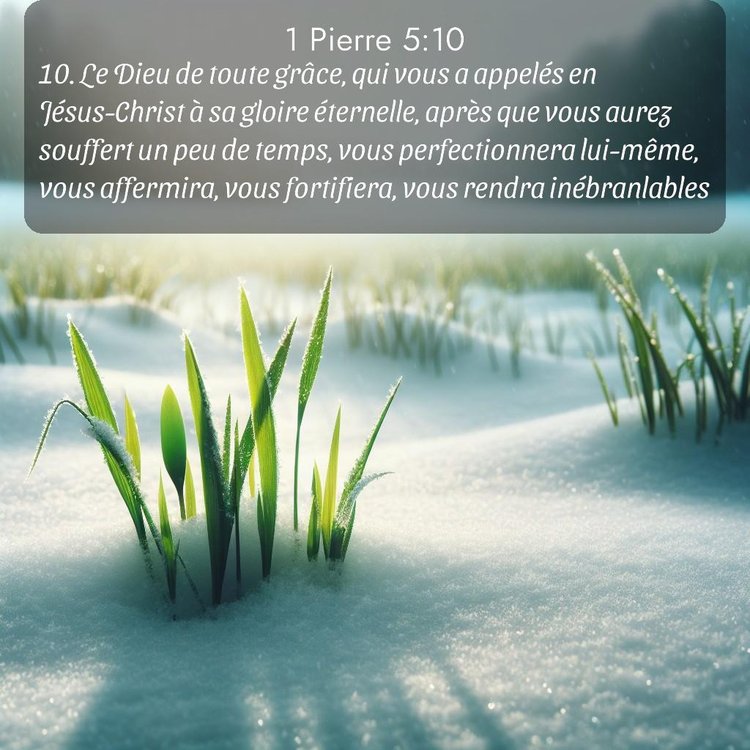 image nature avec verset biblique de la Bible