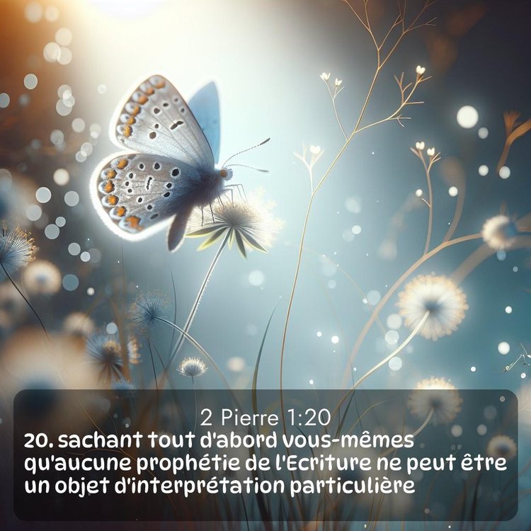 Segond 2 Pierre 1:20