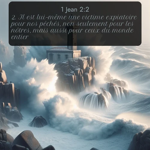 Segond 1 Jean  ; image nature: image avec le verset biblique :Il est lui-même une victime expiatoire pour nos péchés, non seulement pour les nôtres, mais aussi pour ceux du monde entier. ;  ; 2:2