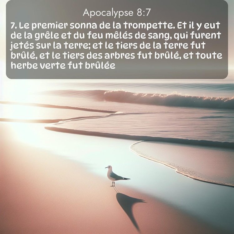 Segond Apocalypse 8:7