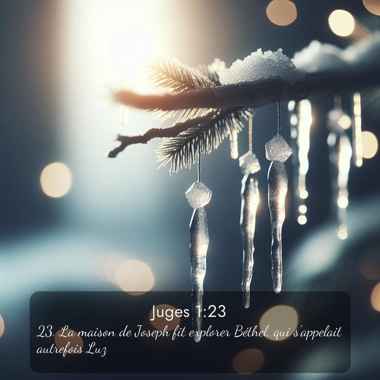 Segond Juges 1:23