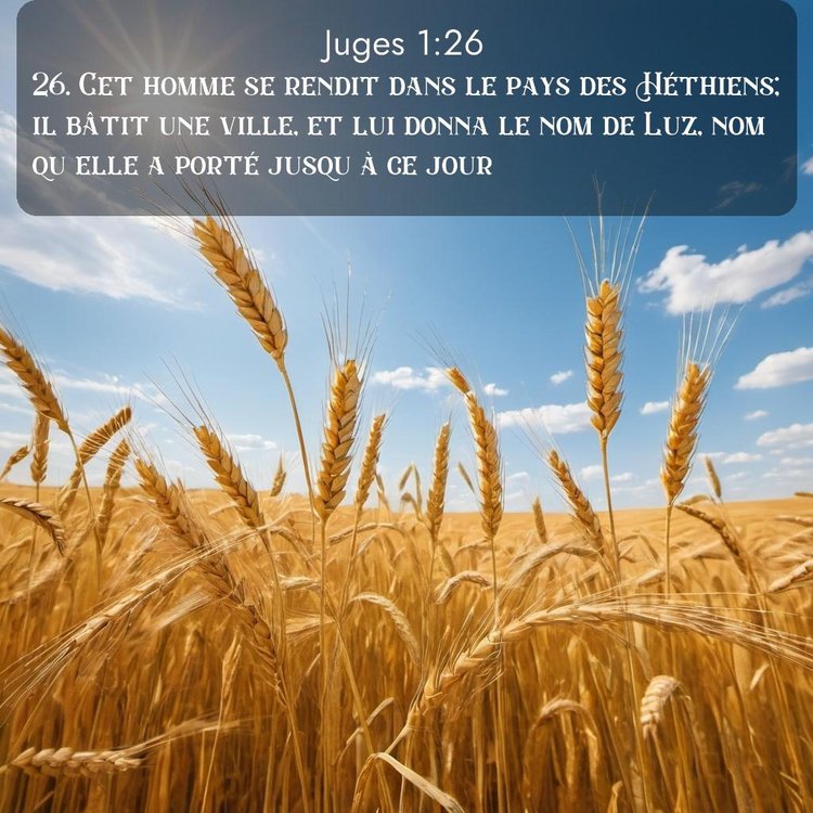 Segond Juges 1:26