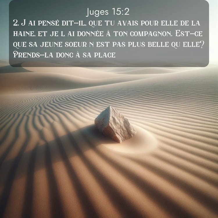 Segond Juges 15:2