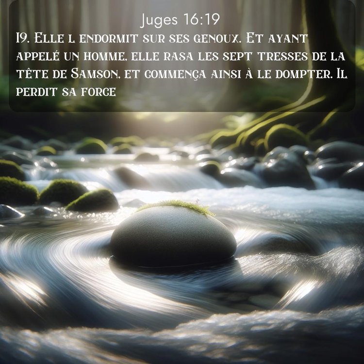 Segond Juges 16:19