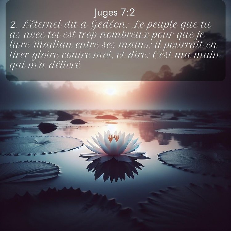 image nature avec verset biblique de la Bible