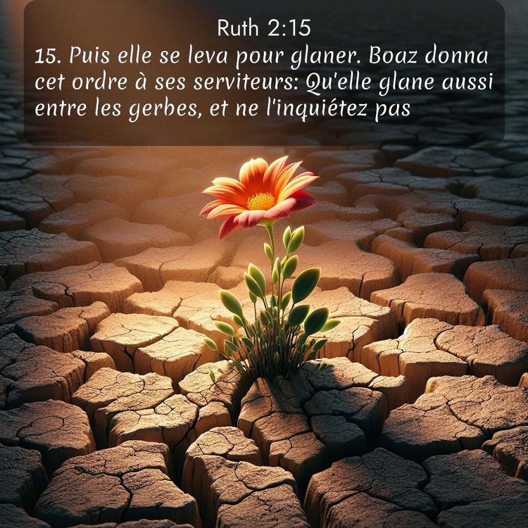 image nature avec verset biblique de la Bible