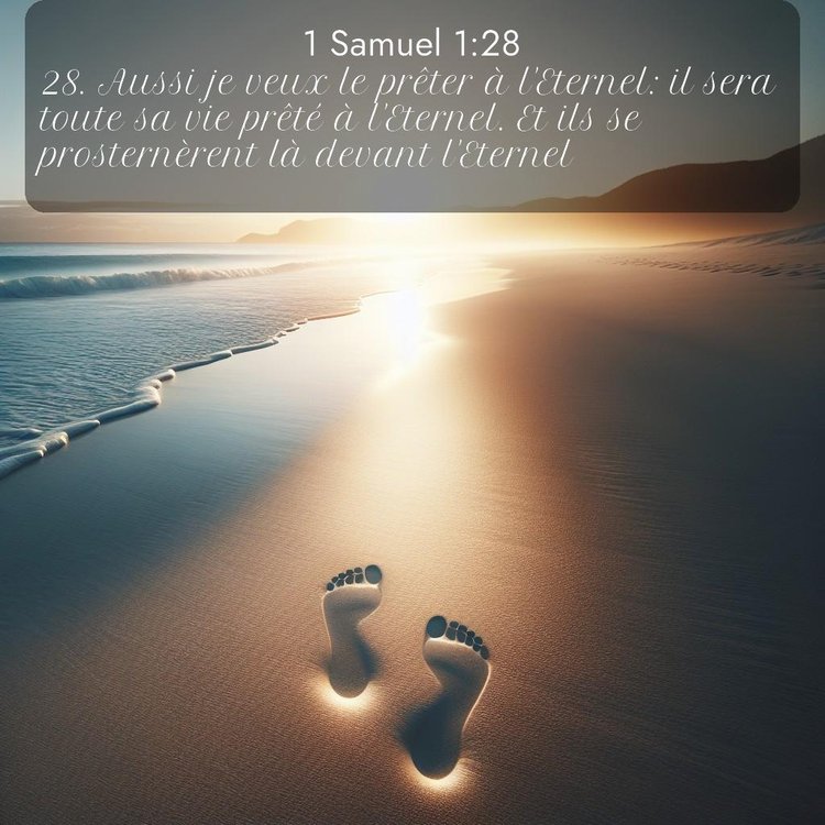 Segond 1 Samuel 1:28