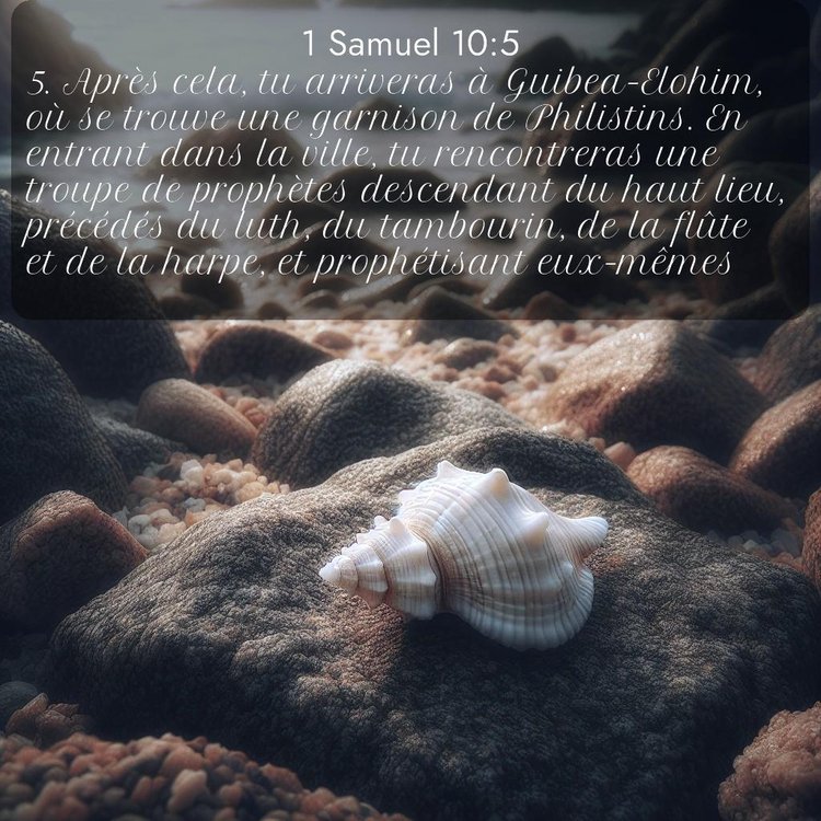 Segond 1 Samuel 10:5