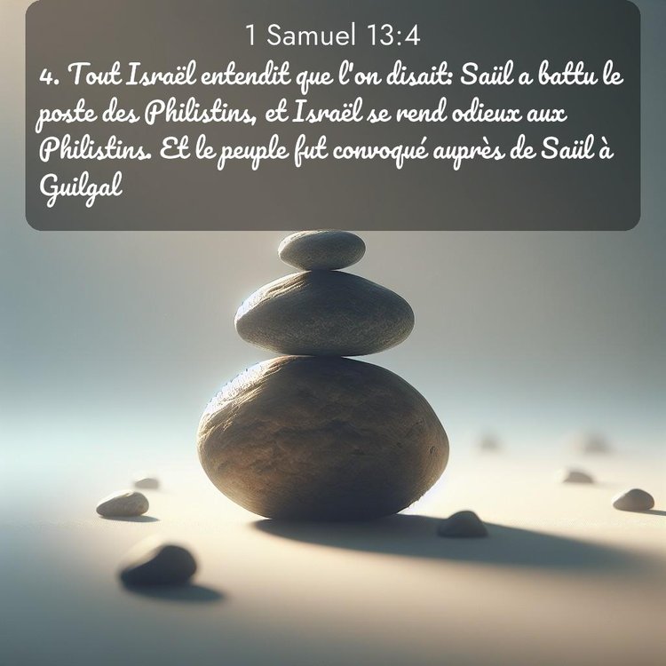 Segond 1 Samuel 13:4