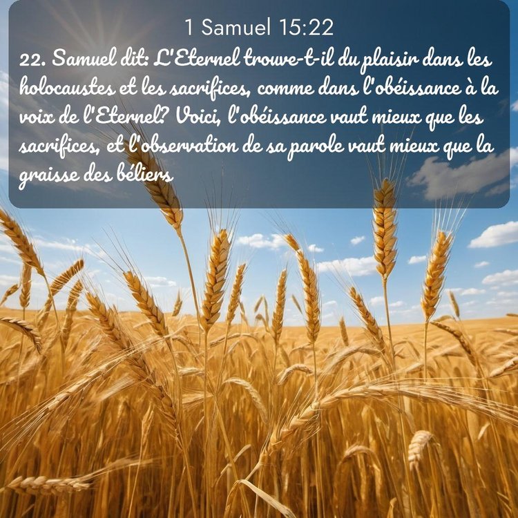 image nature avec verset biblique de la Bible