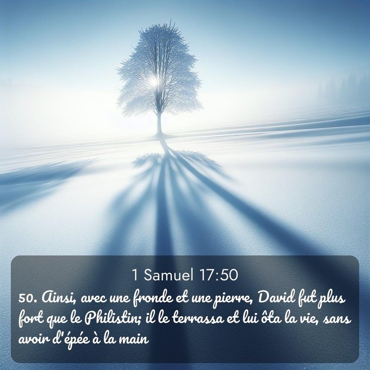 Segond 1 Samuel 17:50