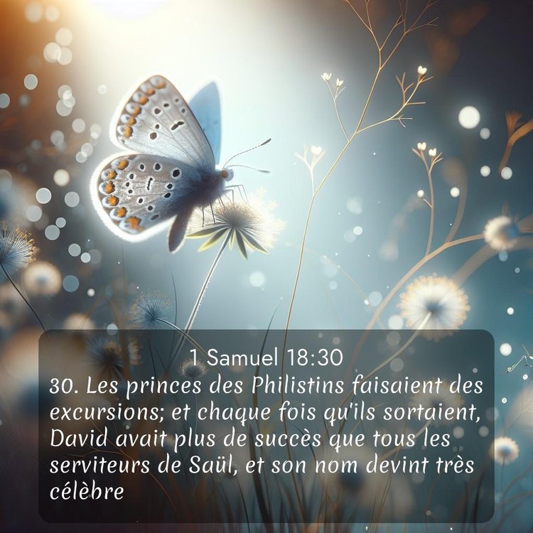 Segond 1 Samuel 18:30