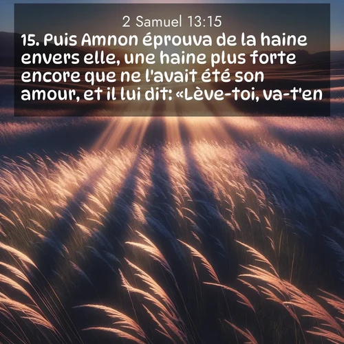 image nature avec verset biblique de la Bible