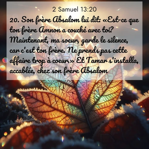 image nature avec verset biblique de la Bible