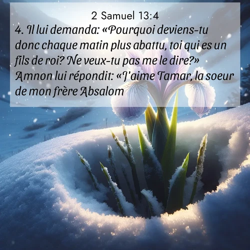 image nature avec verset biblique de la Bible