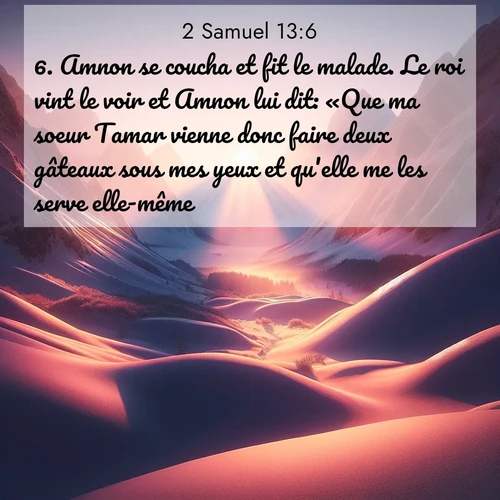 image nature avec verset biblique de la Bible