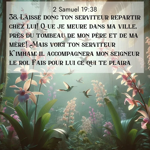 image nature avec verset biblique de la Bible