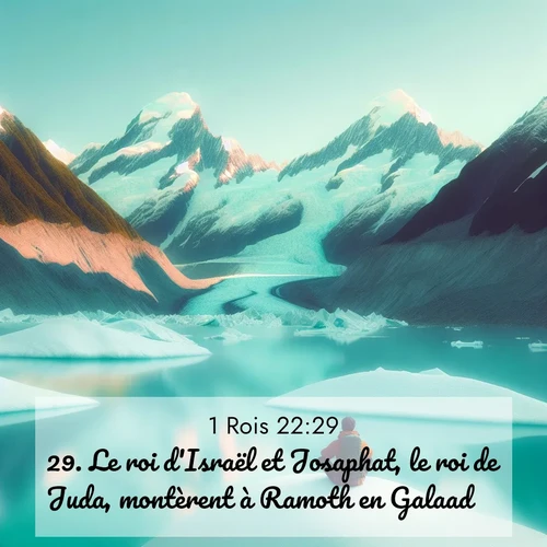 Segond21 1 Rois  ; image nature: image avec le verset biblique :Le roi d&#039;Israël et Josaphat, le roi de Juda, montèrent à Ramoth en Galaad. ;  ; 22:29