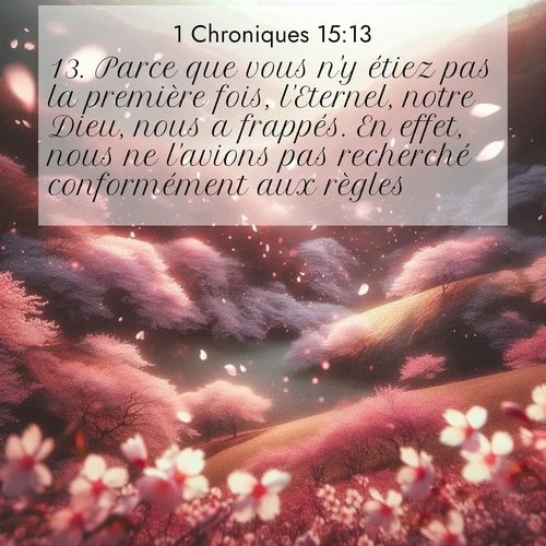 image nature avec verset biblique de la Bible