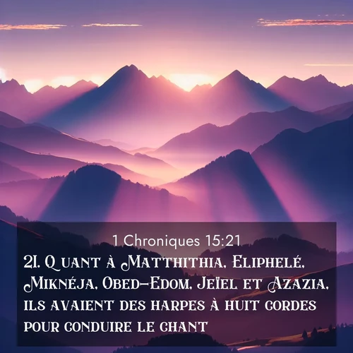 image nature avec verset biblique de la Bible