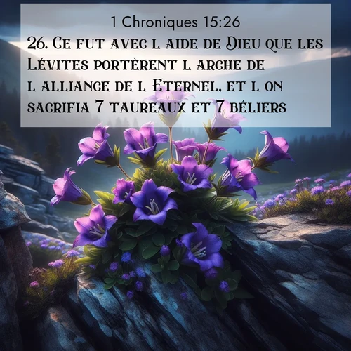 image nature avec verset biblique de la Bible