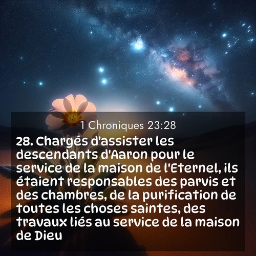 image nature avec verset biblique de la Bible