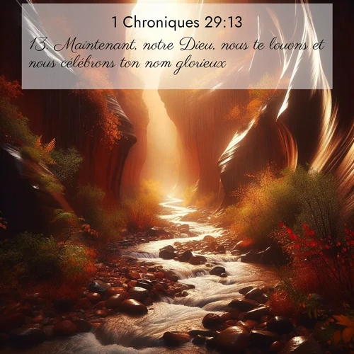 image nature avec verset biblique de la Bible