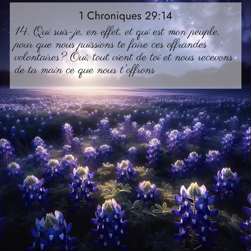 image nature avec verset biblique de la Bible