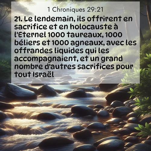image nature avec verset biblique de la Bible