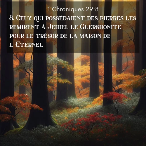 image nature avec verset biblique de la Bible