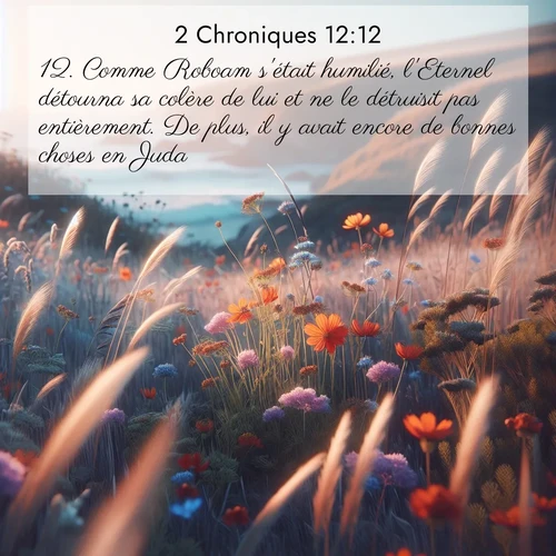 image nature avec verset biblique de la Bible