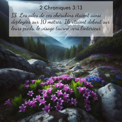 image nature avec verset biblique de la Bible