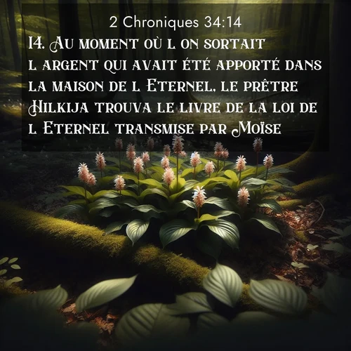 image nature avec verset biblique de la Bible