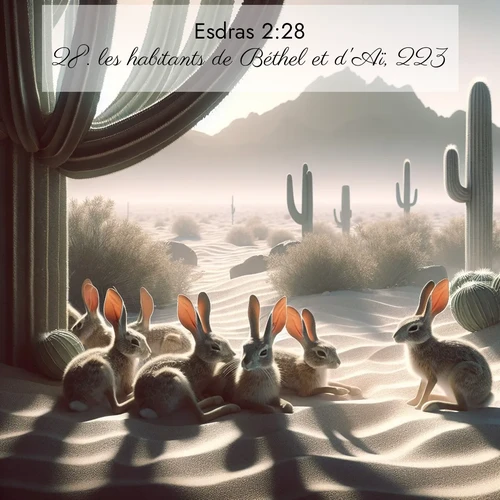Segond21 Esdras  ; image nature: image avec le verset biblique :les habitants de Béthel et d&#039;Aï, 223; ;  ; 2:28