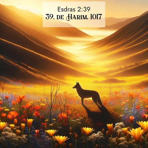 Segond21 Esdras  ; image nature: image avec le verset biblique :de Harim, 1017. ;  ; 2:39