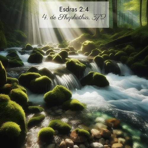 Segond21 Esdras  ; image nature: image avec le verset biblique :de Shephathia, 372; ;  ; 2:4