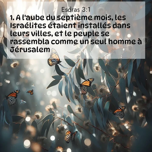 image nature avec verset biblique de la Bible
