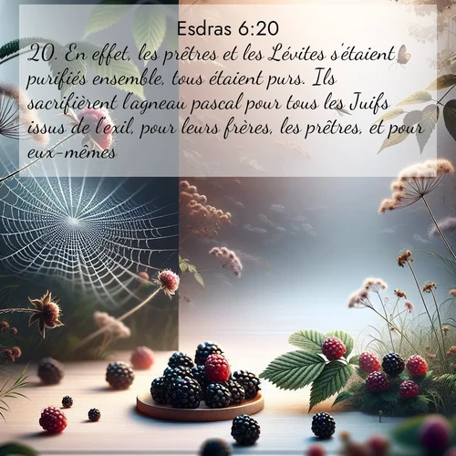 image nature avec verset biblique de la Bible
