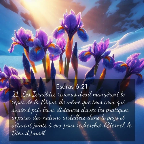 image nature avec verset biblique de la Bible