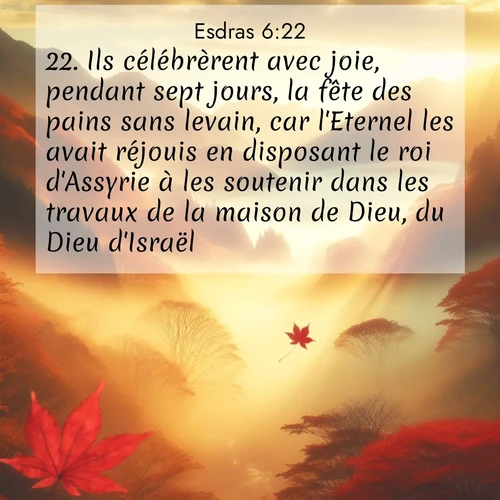 image nature avec verset biblique de la Bible