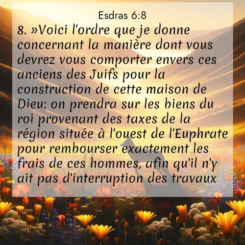 image nature avec verset biblique de la Bible