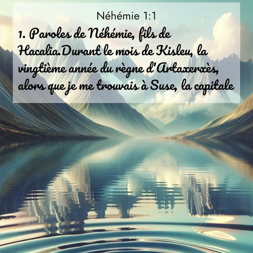 image nature avec verset biblique de la Bible