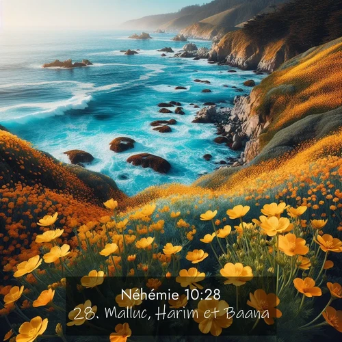 image nature avec verset biblique de la Bible