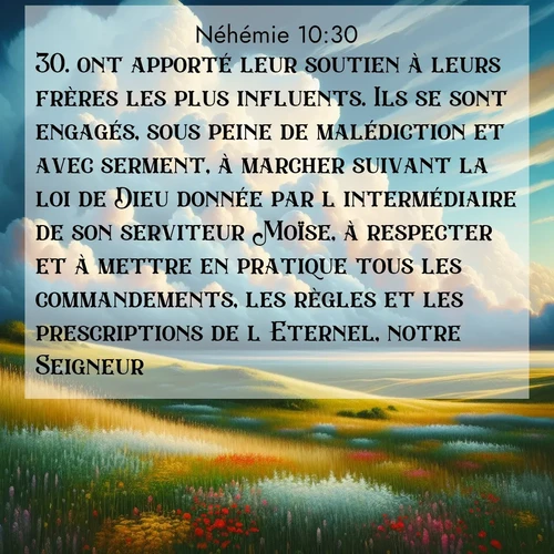 image nature avec verset biblique de la Bible