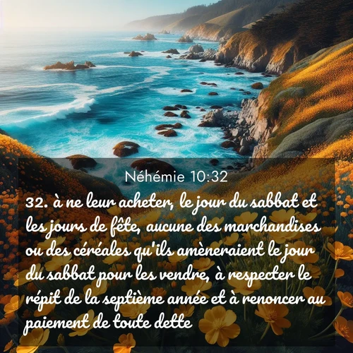 image nature avec verset biblique de la Bible