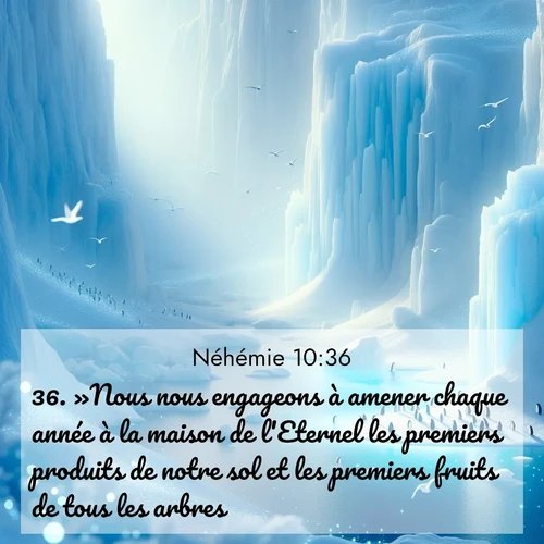 image nature avec verset biblique de la Bible