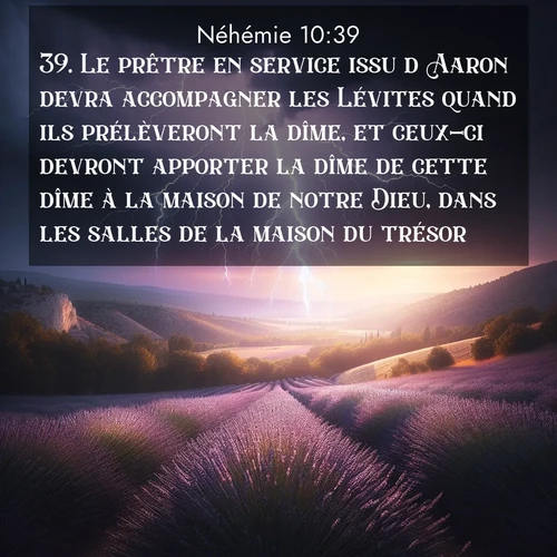 image nature avec verset biblique de la Bible